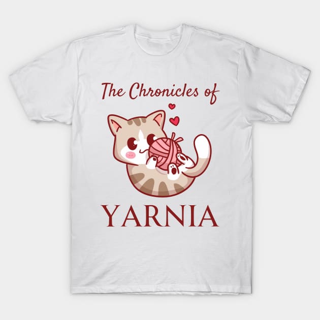 The Chronicles of Yarnia T-Shirt by Tee's Tees